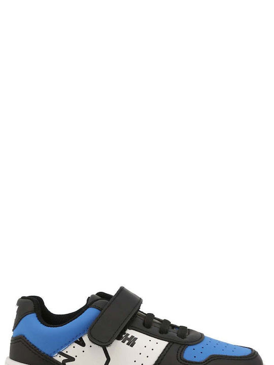 Shone Kids Sneakers with Scratch Blue