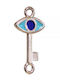 Synchronia Keychain Eye Silver