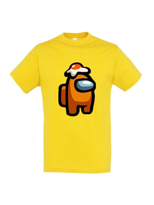T-shirt Among Us Κίτρινο