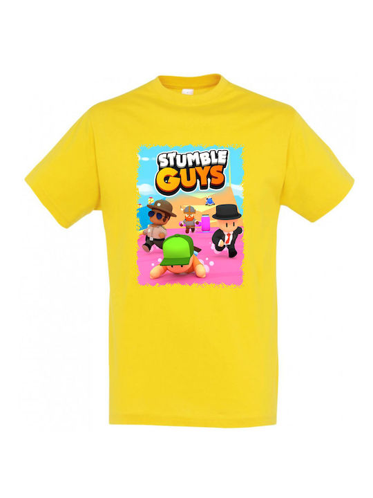 Kinder-T-Shirt Gelb