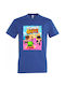 Kinder-T-Shirt Blau