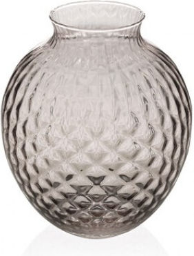 IVV Glasvase Grau 25xH25cm
