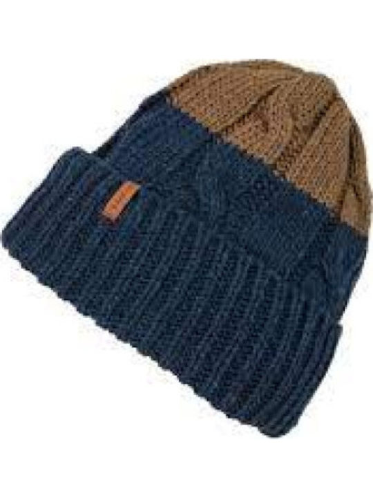 Beanie Unisex Fleece Σκούφος Πλεκτός σε Μπλε χρώμα