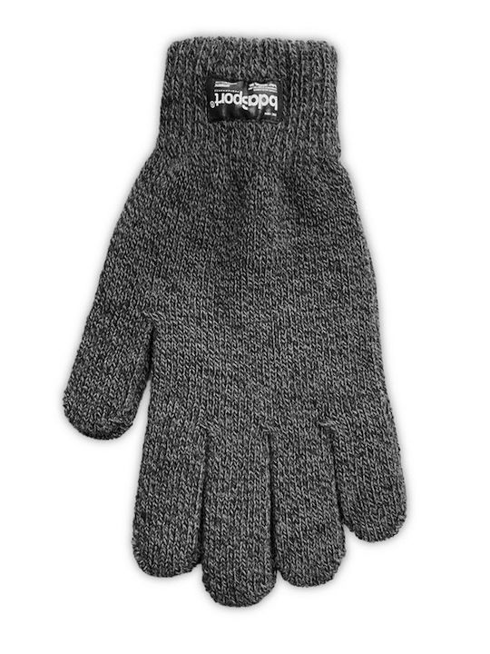 Body Action Unisex Knitted Gloves Gray