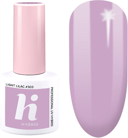 Hi Hybrid Glossy Nail Polish 303 Light Lilac 5ml