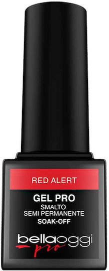 Bellaoggi Gel Glossy Nail Polish Long Lasting 12 Red Alert 5ml