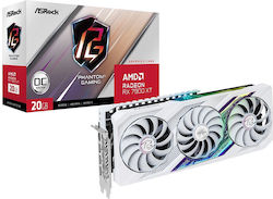 ASRock Radeon RX 7900 XT 20GB GDDR6 Phantom Gaming White OC Graphics Card