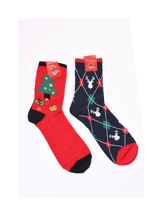 Katia Weihnachtssocken Multicolour 2Pack