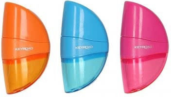 Keyroad Plastic Pencil Sharpener with Eraser