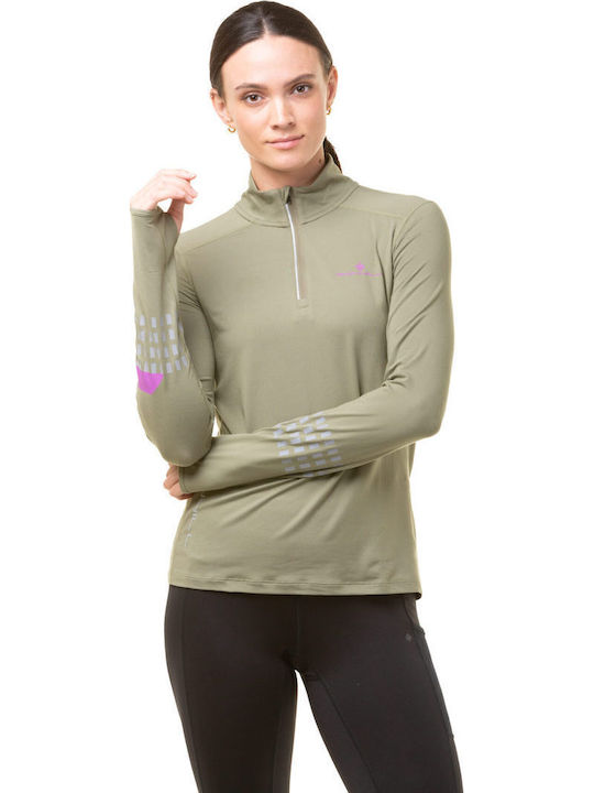 Women's Sports Long Sleeve Top Brown