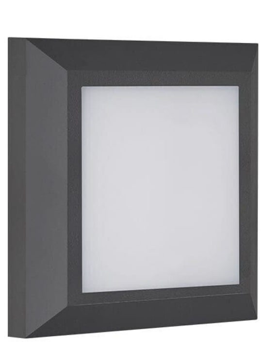 Redled Стенно Външно Осветително Тяло LED IP65 6W с Регулируемо бяло Светлина