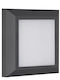 Redled Стенно Външно Осветително Тяло LED IP65 6W с Регулируемо бяло Светлина