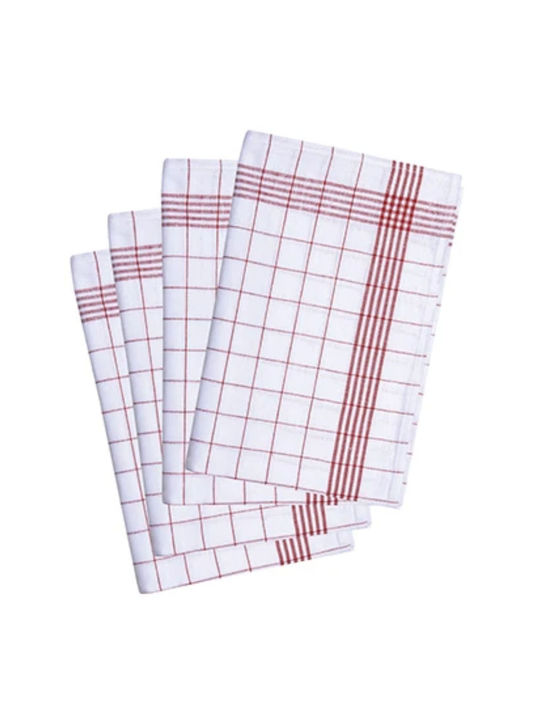 Karlowsky Towel from 100% Cotton in Red Color 50x70cm
