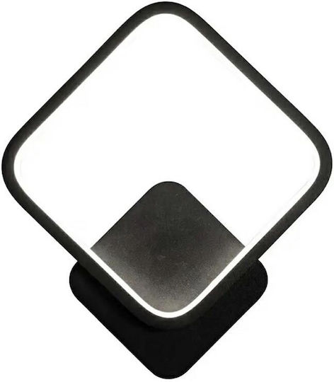 Lamp Wall LED Black 22.5x22.5x5.5cm Lamp Wall LED Black 22.5x22.5x5.5cm