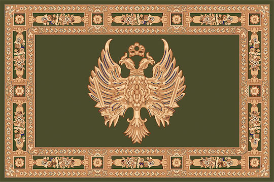 Isexan Church Carpet Orthodoxia Ανοιχτά Φτερά Green 100x130cm 40-1310-1000