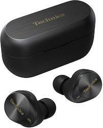 Technics EAH-AZ80E-K In-ear Bluetooth Handsfree Ακουστικά με Αντοχή στον Ιδρώτα και Θήκη Φόρτισης Μαύρα