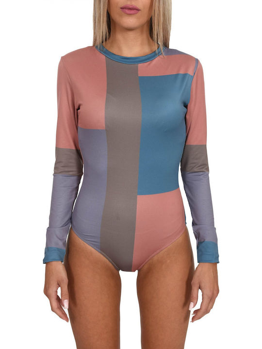 Frauen Bodysuit Blue.