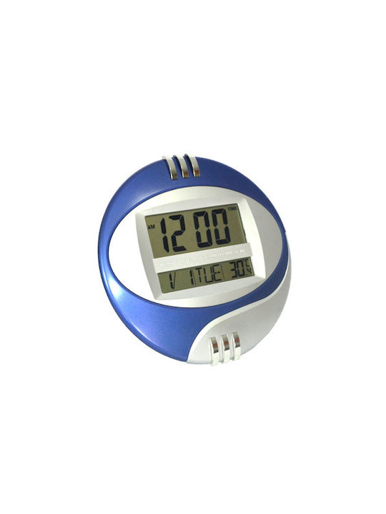 Tabletop Digital Clock Blue 3885Ν(ΜΠΛΕ)