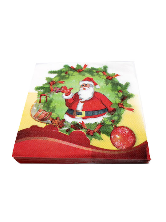 Set Christmas Napkins L33xW33cm 20pcs