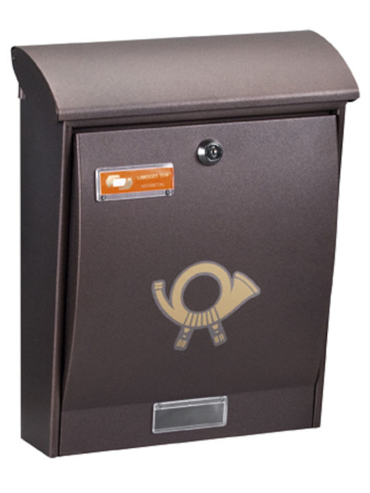 Arregui Outdoor Mailbox Metallic in Black Color