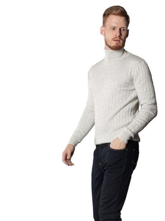 Men's Sweater Turtleneck beige