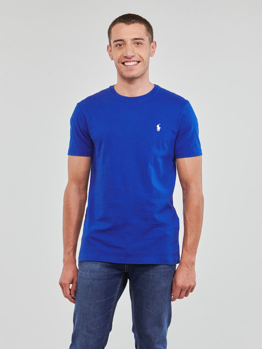 Ralph Lauren Ajuste Herren Kurzarmshirt Blau