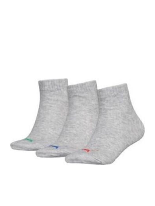 PUMA Kids' Socks Quarter Gray