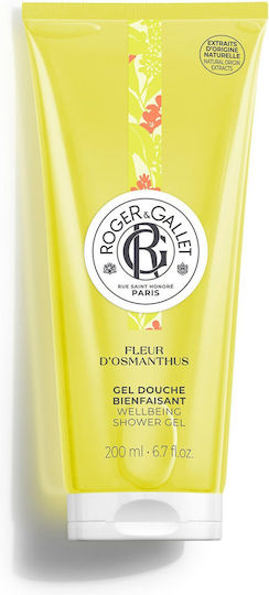 Roger & Gallet Fleur D' Osmanthus Αφρόλουτρο σε Gel με Aloe Vera & Άρωμα Εσπεριδοειδή 200ml