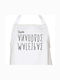 I'm an upside down cook apron - Black