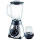 Μπλέντερ με Πλαστική Κανάτα 1.5 lt 850W Inox HG-288