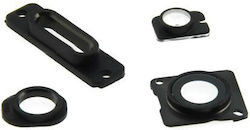 Camera Lens Glass Black for iPhone 5
