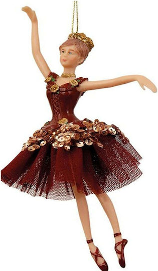 Hängendes Ballerina Ornament Keramisch 6x10cm