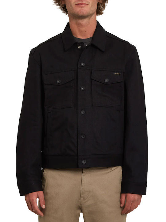 Volcom Men's Denim Jacket Black