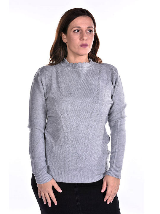 Raiden Women's Long Sleeve Sweater grey