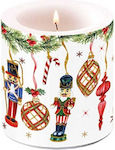 Marva Christmas Candle 8x7.5cm