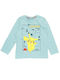 Kids Blouse Long Sleeve Blue Pokémon