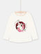 Dpam Kids T-shirt Long Sleeve λευκό