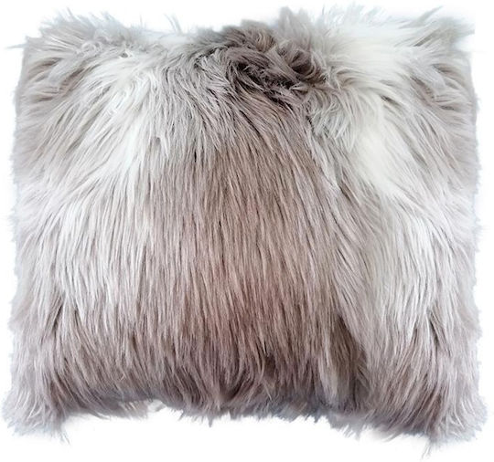Fylliana Sofa-Kissen 23394 aus Pelzige Beige 45x45cm