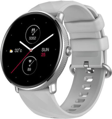 Zeblaze GTR 3 Pro Smartwatch with Heart Rate Monitor (Silver)