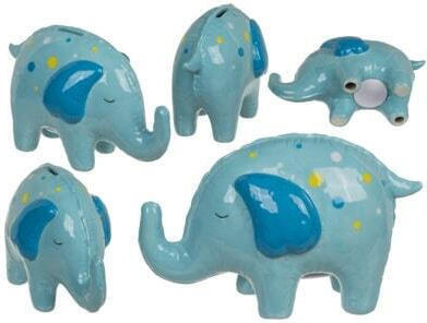 Money Box Ceramic Gray 21.5x10.5x14cm