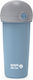 Nava Kids Water Bottle Plastic with Straw Non Spill Blue 380ml