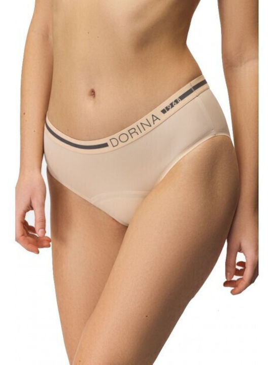 Dorina Eco Γυναικείο Slip Περιόδου Beige