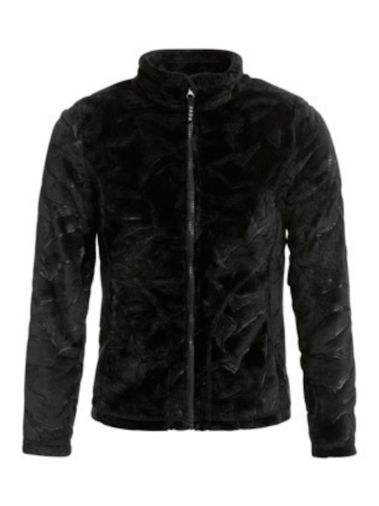 Roxy Cardigan pentru copii Fleece Negru (KVJ0-BLACK)