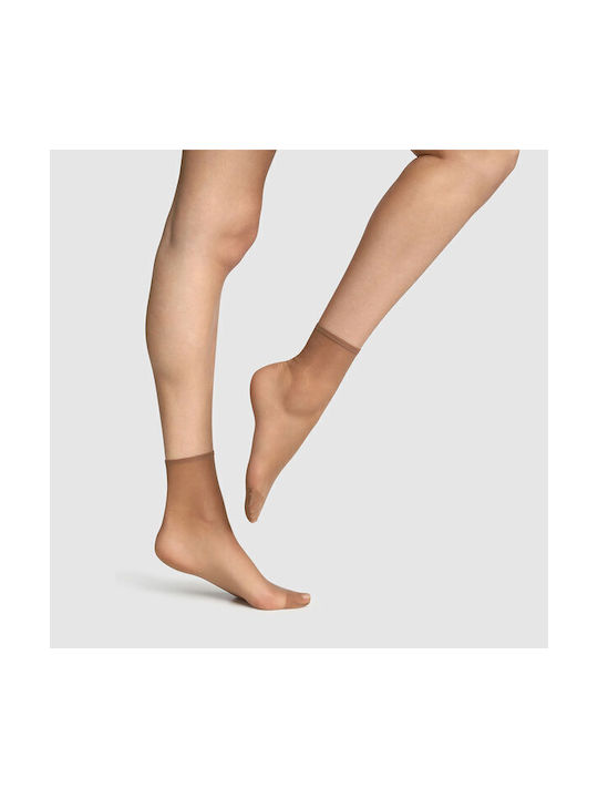 Dim Sublim Women's Socks 15 Den Sunburnt. Polka Dot