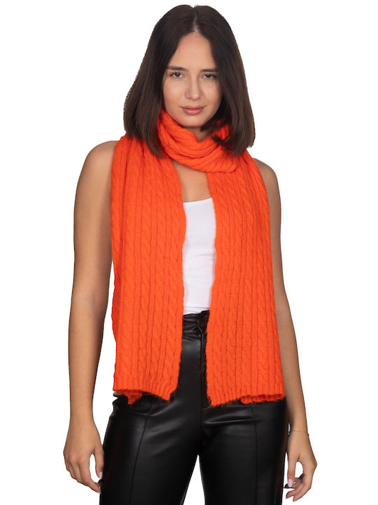 Vera Women's Wool Scarf Orange