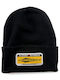 MCS Beanie Unisex Beanie Knitted in Black color