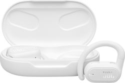 JBL Soundgear Sense Air Conduction Bluetooth Handsfree Ακουστικά με Αντοχή στον Ιδρώτα και Θήκη Φόρτισης Λευκά