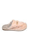 Winter Damen Hausschuhe mit Fell Beige
