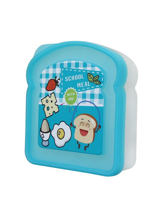 Plastic Lunch Box Blue