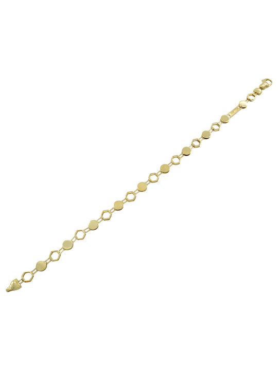 Bracelet Chain made of Gold 14K